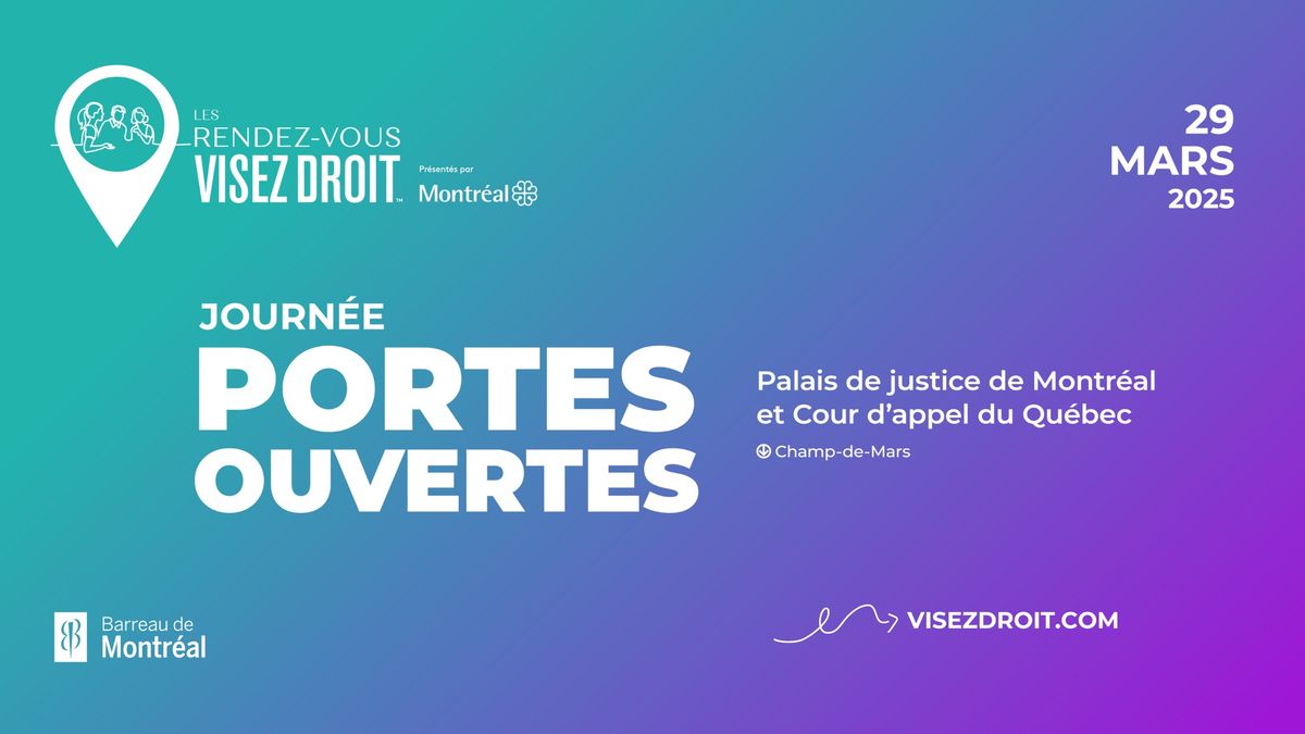 Journ\u00e9e portes ouvertes VISEZ DROIT