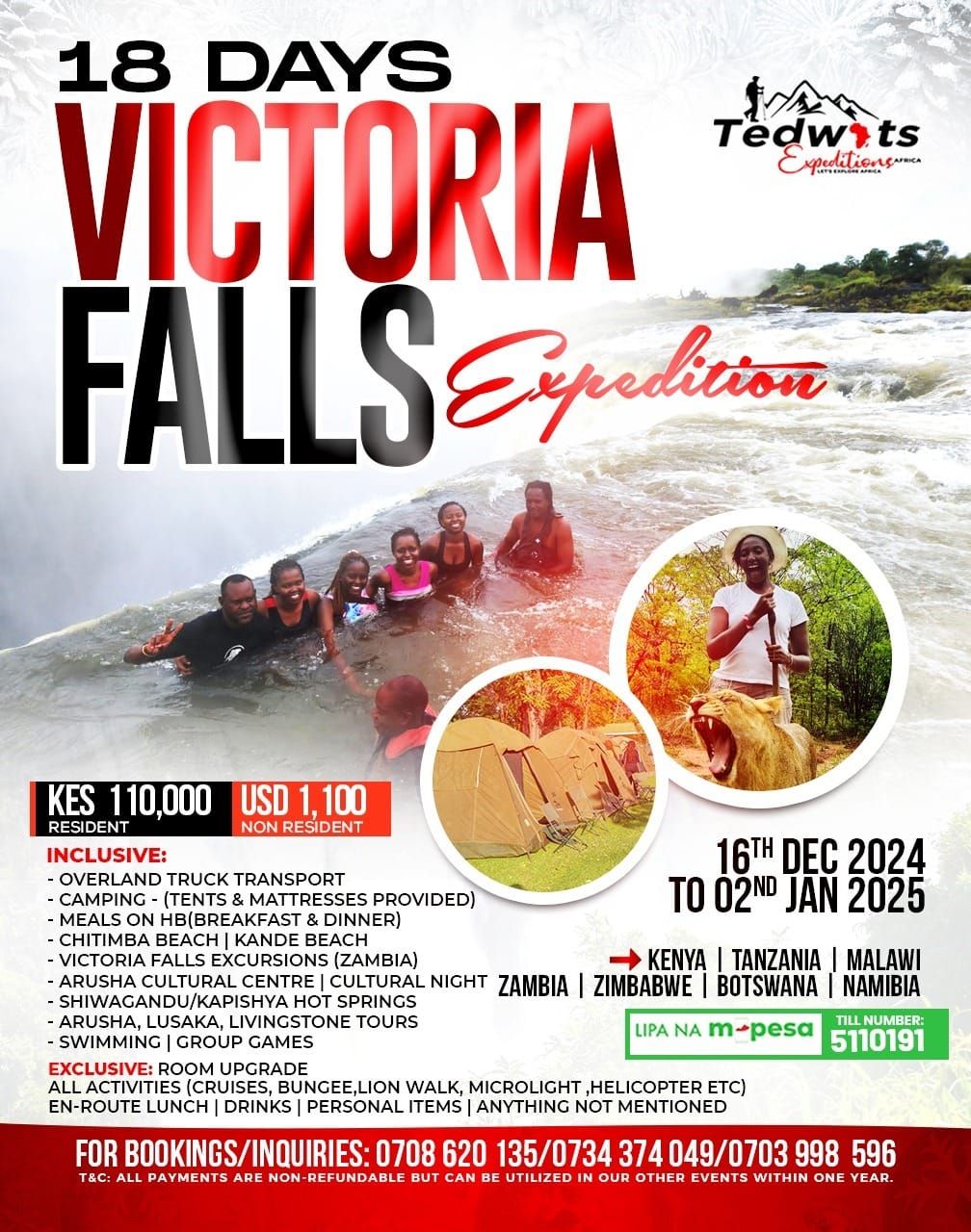 Victoria Falls Overland Expedition 