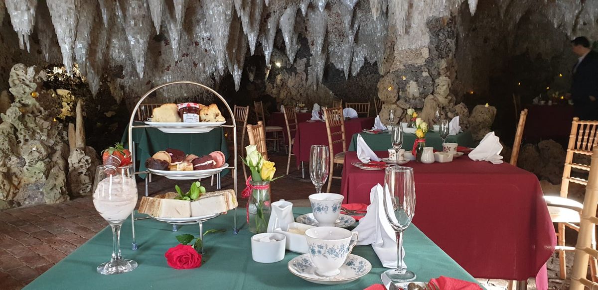 Valentine's Afternoon Tea in the Crystal Grotto