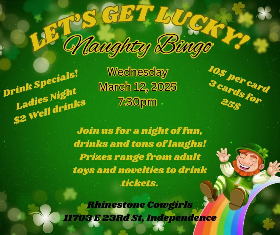 Let\u2019s Get Lucky! Naughty Bingo