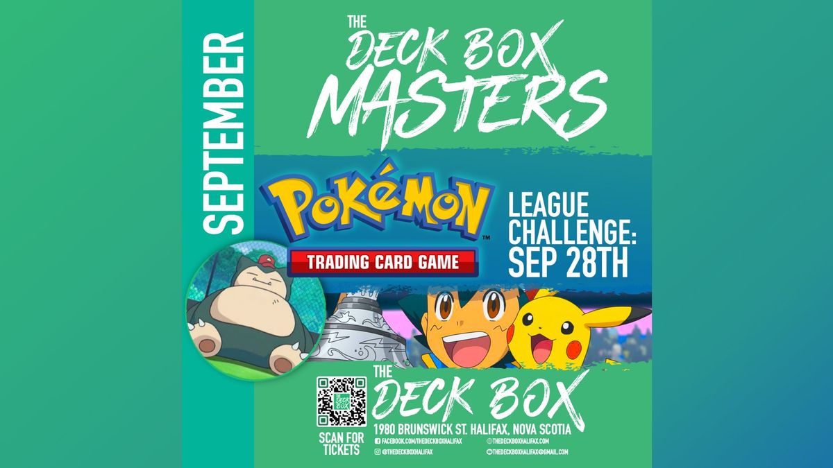 Pokemon Masters League Challenge (Saturday September 28th @ 1:00pm)