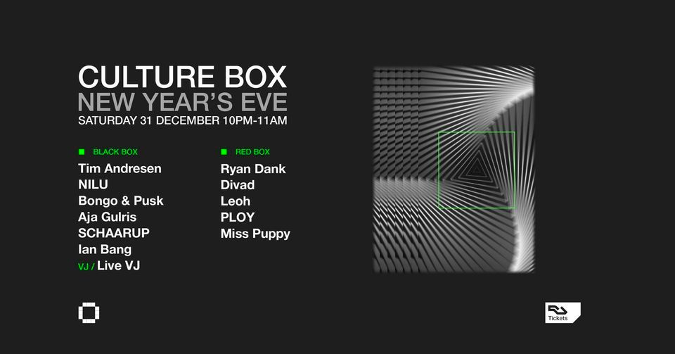 Culture Box New Year's Eve