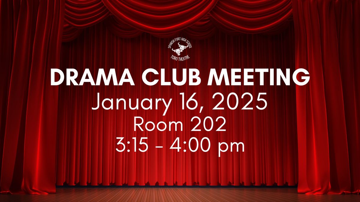 Drama Club Meeting