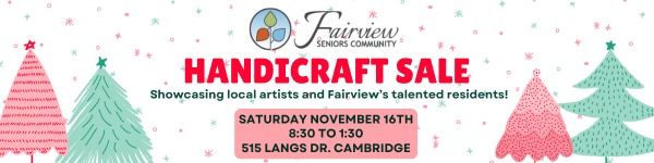 Fairview Seniors Community Handicraft Sale