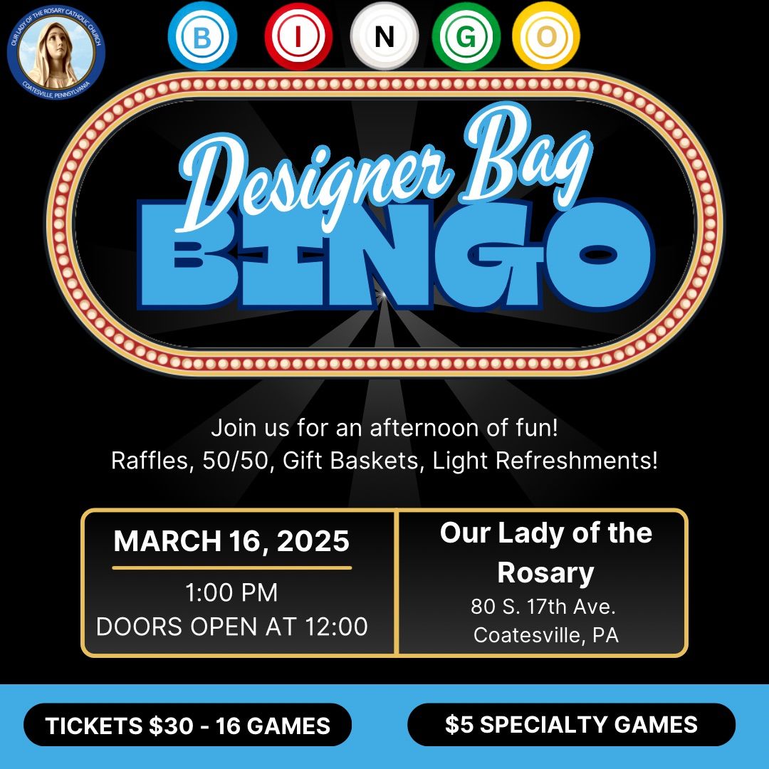 Designer Bag Bingo