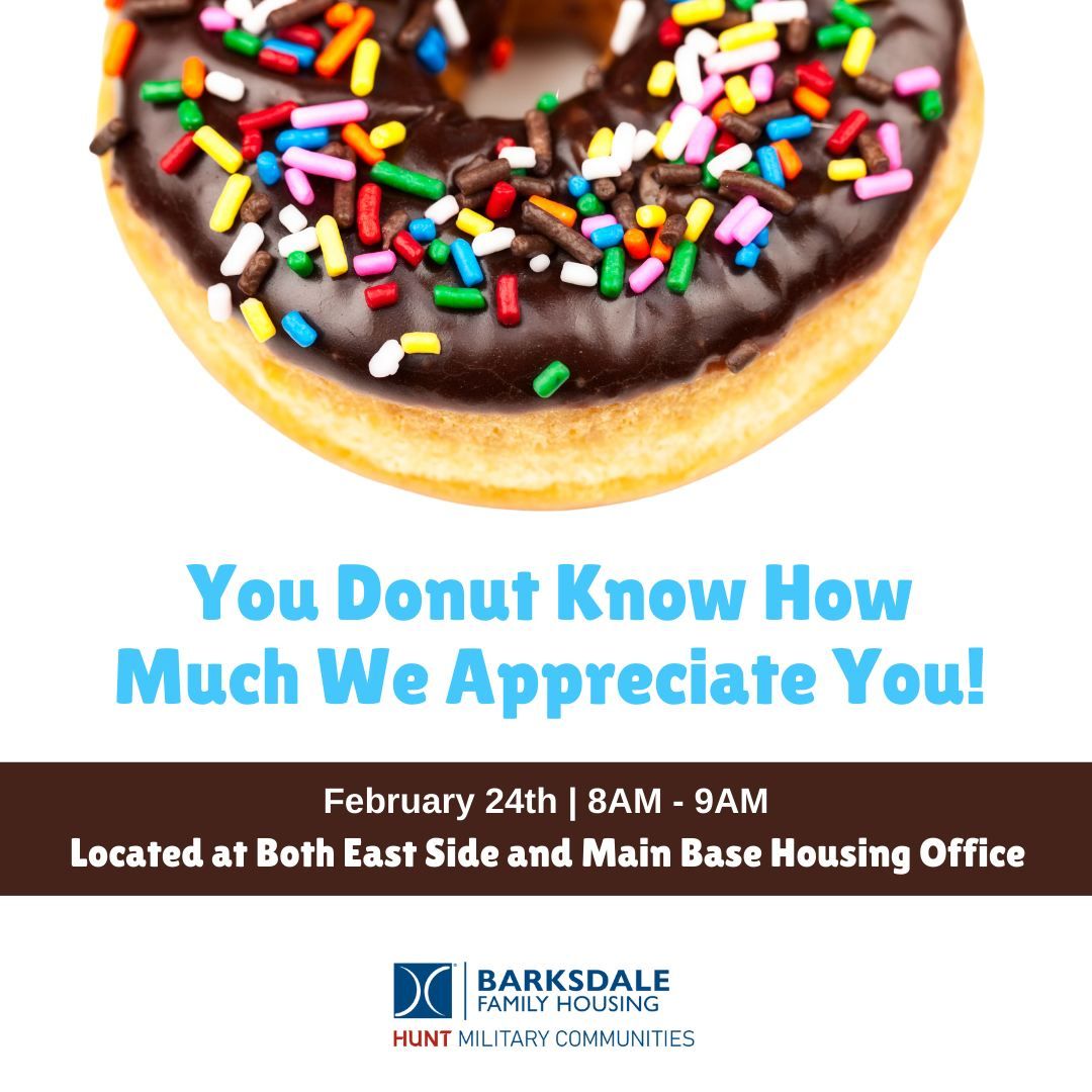 Resident Appreciation Week - Complimentary Donuts