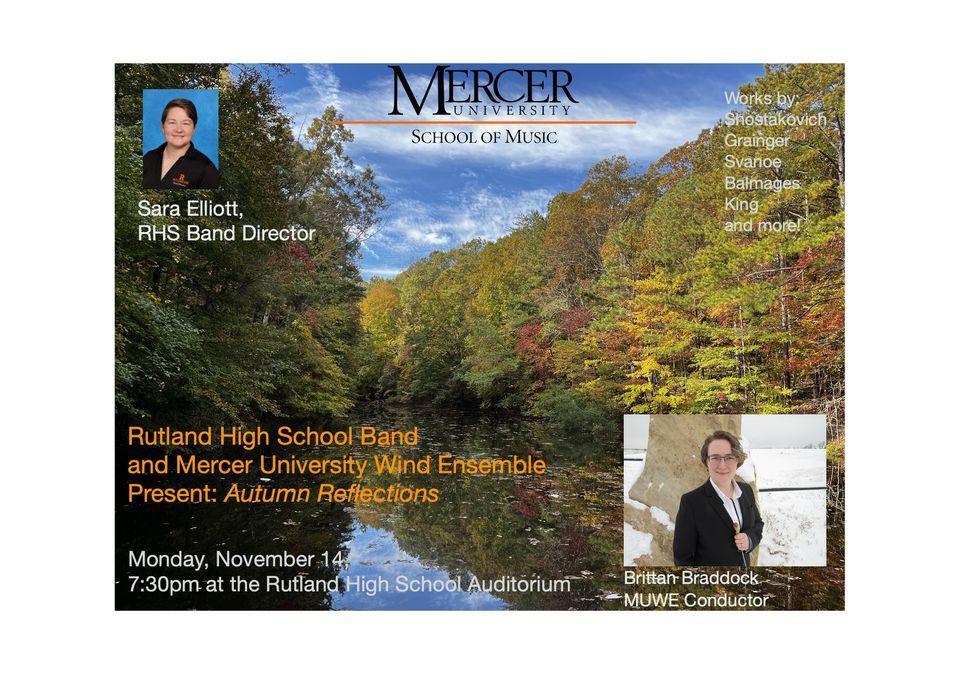 Autumn Reflections: MU Wind Ensemble and Rutland High School Band