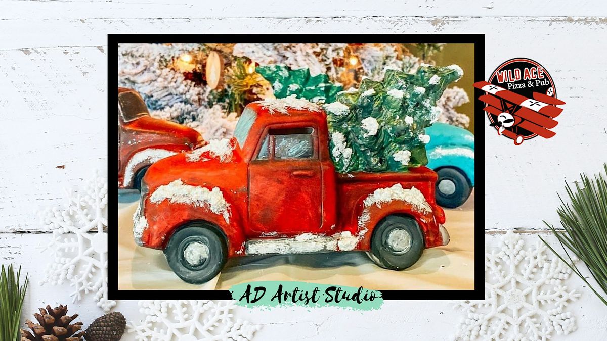 Ceramic Truck & Tree Paint Night