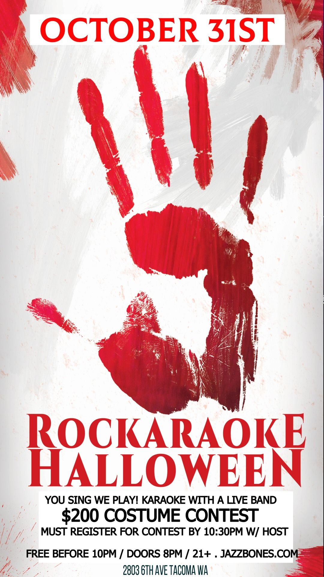 Halloween Rockaraoke - Karaoke with a Live Band