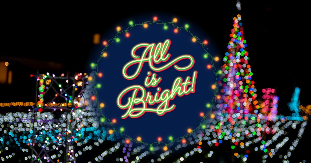 All Is Bright - Indoor Christmas Light Display