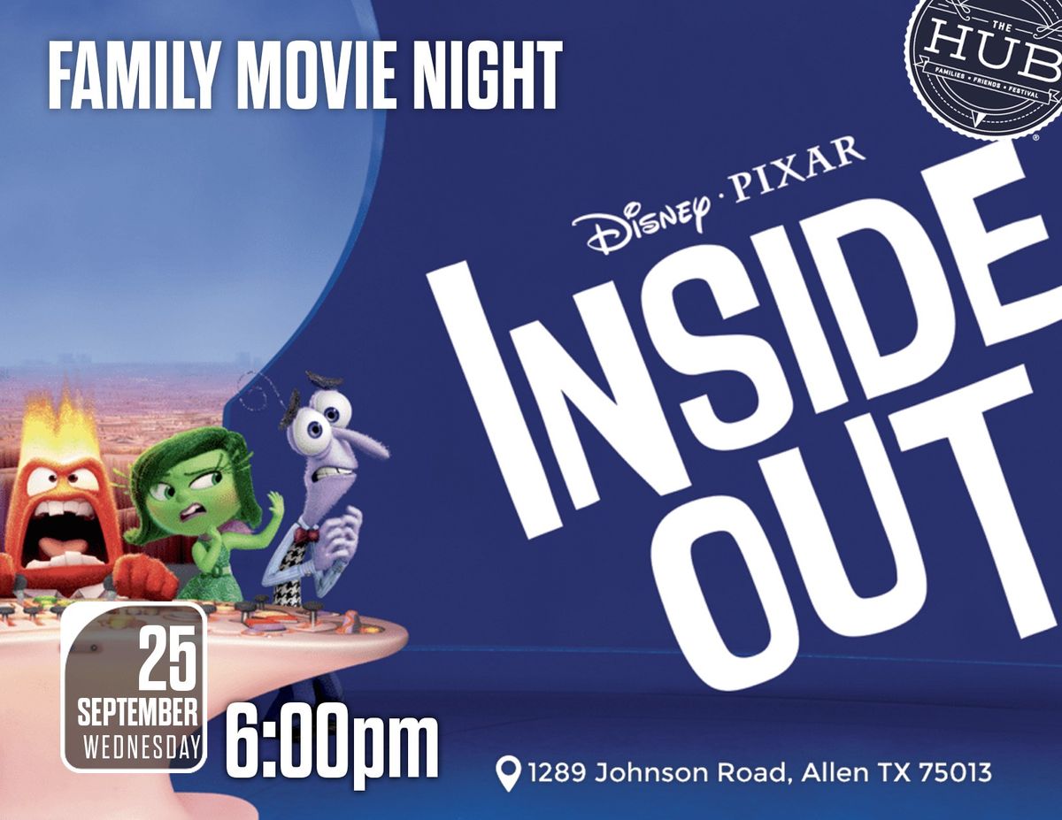 Movie Night: Disney & Pixar's Inside Out