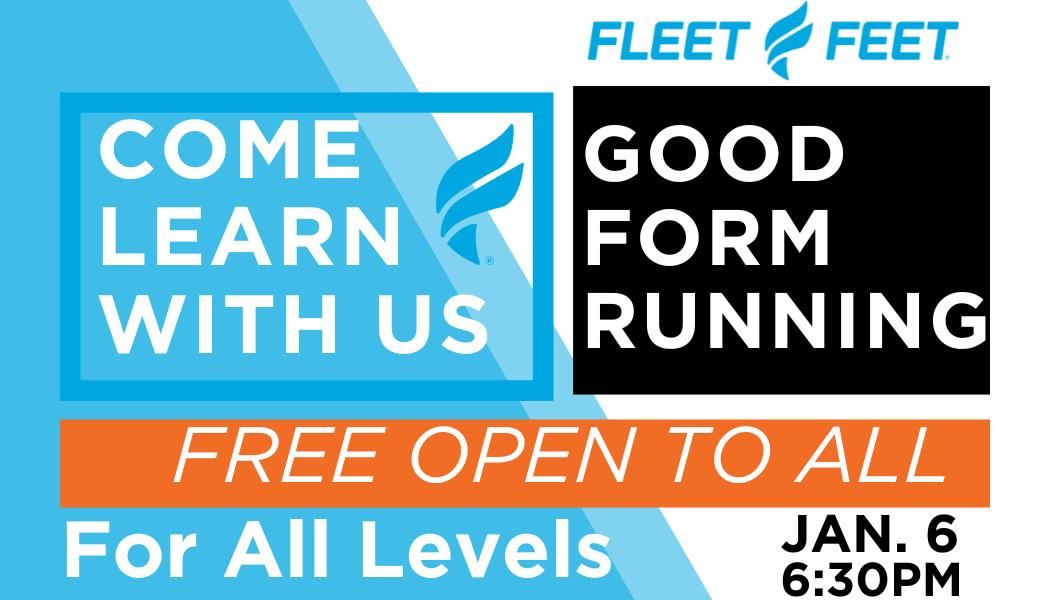 Free: Learn Good Form Running\/ Walking Monday January 6th 