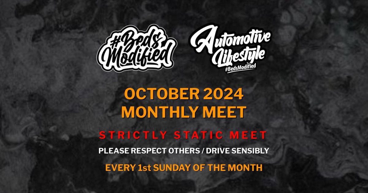 #BedsModified Monthly Meet #10 - Oct 2024 