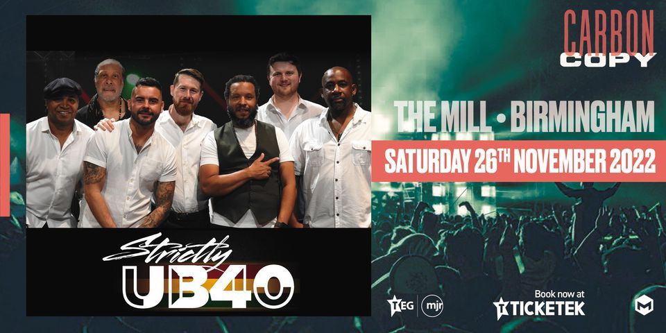 Strictly UB40 at The Mill | Birmingham