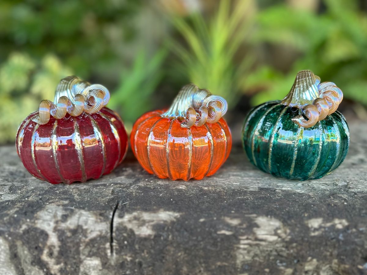 Art Glass Pumpkin Patch