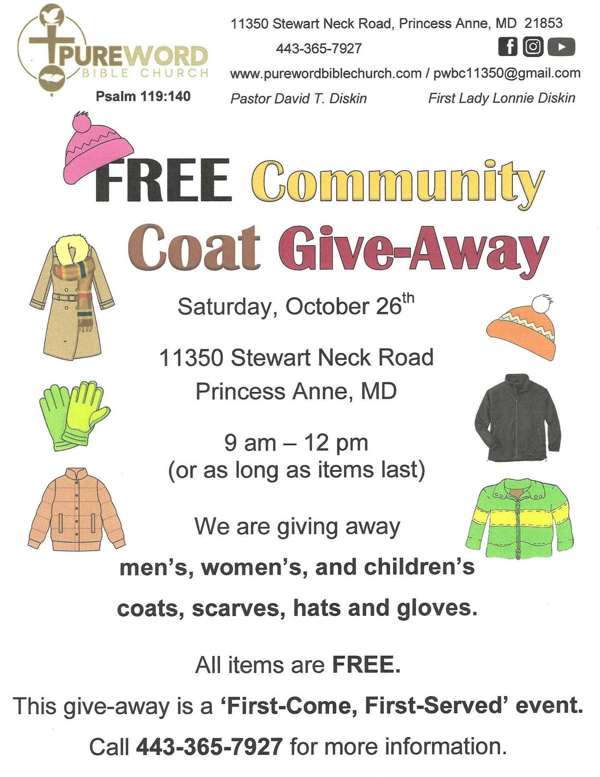 Free Community Coat Give-away