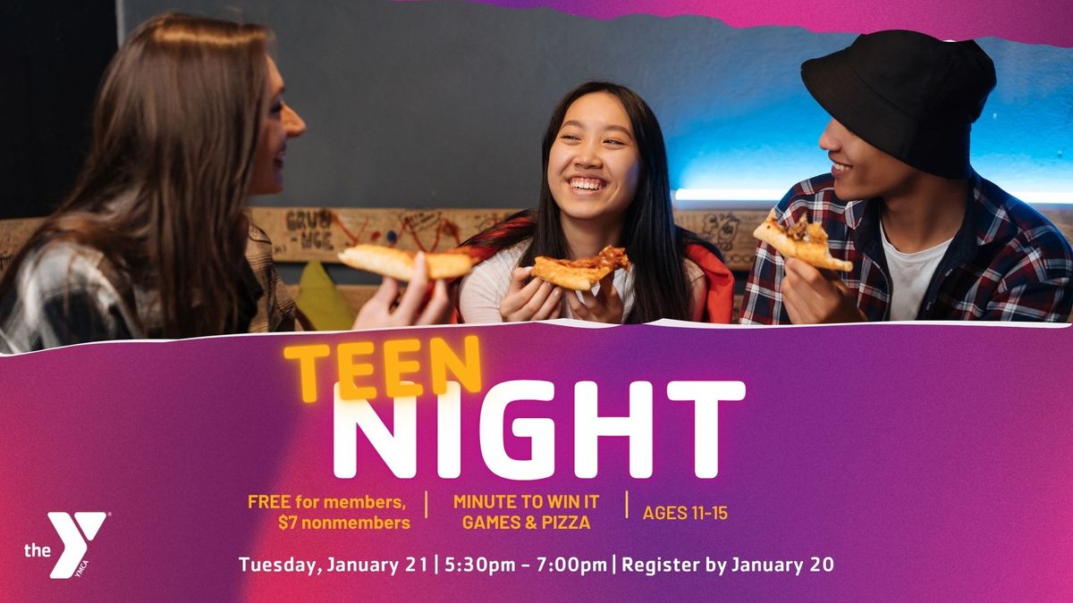 Teen Night - Minute to Win It Games & Pizza