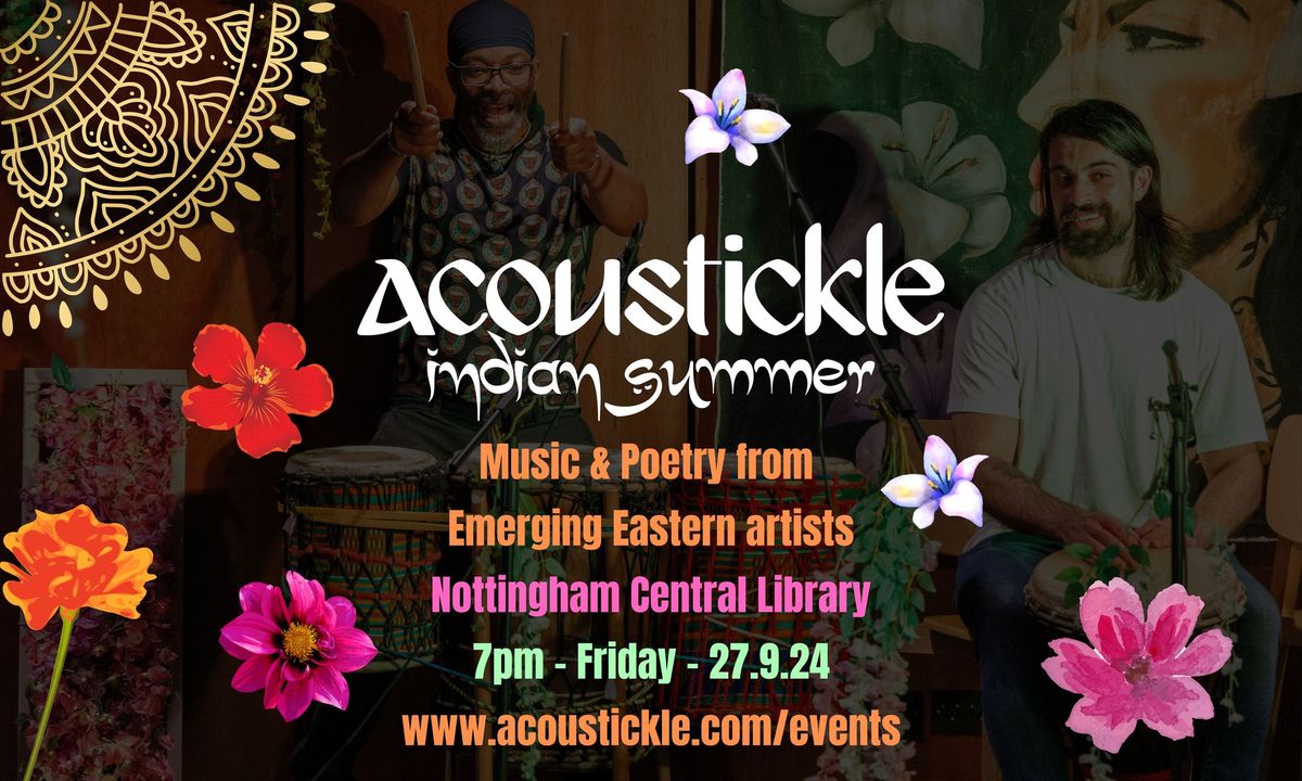 SEPT - Acoustickle Indian Summer @ Notts Central Library