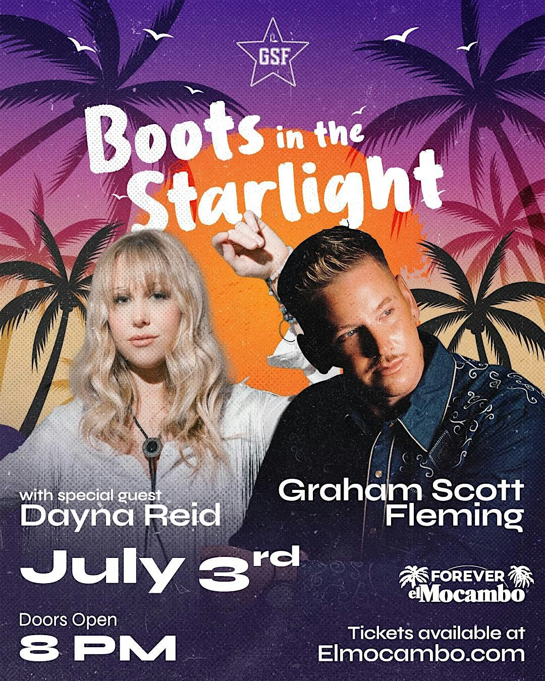 Boots In The Starlight- hosted by Graham Scott Fleming