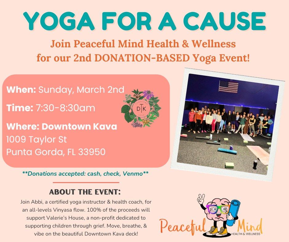 Yoga for a Cause at DTK!