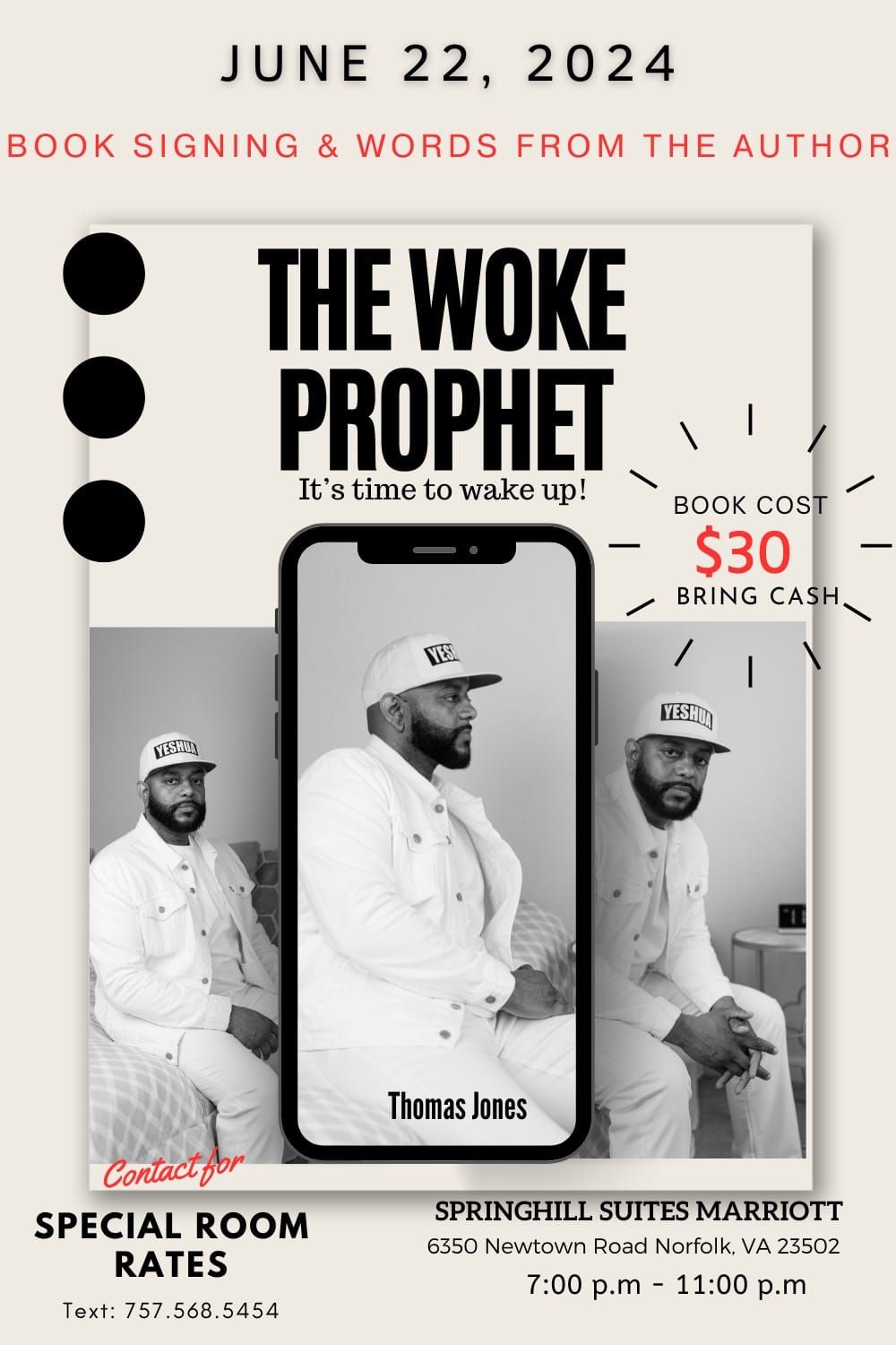The Woke Prophet Book Signing 