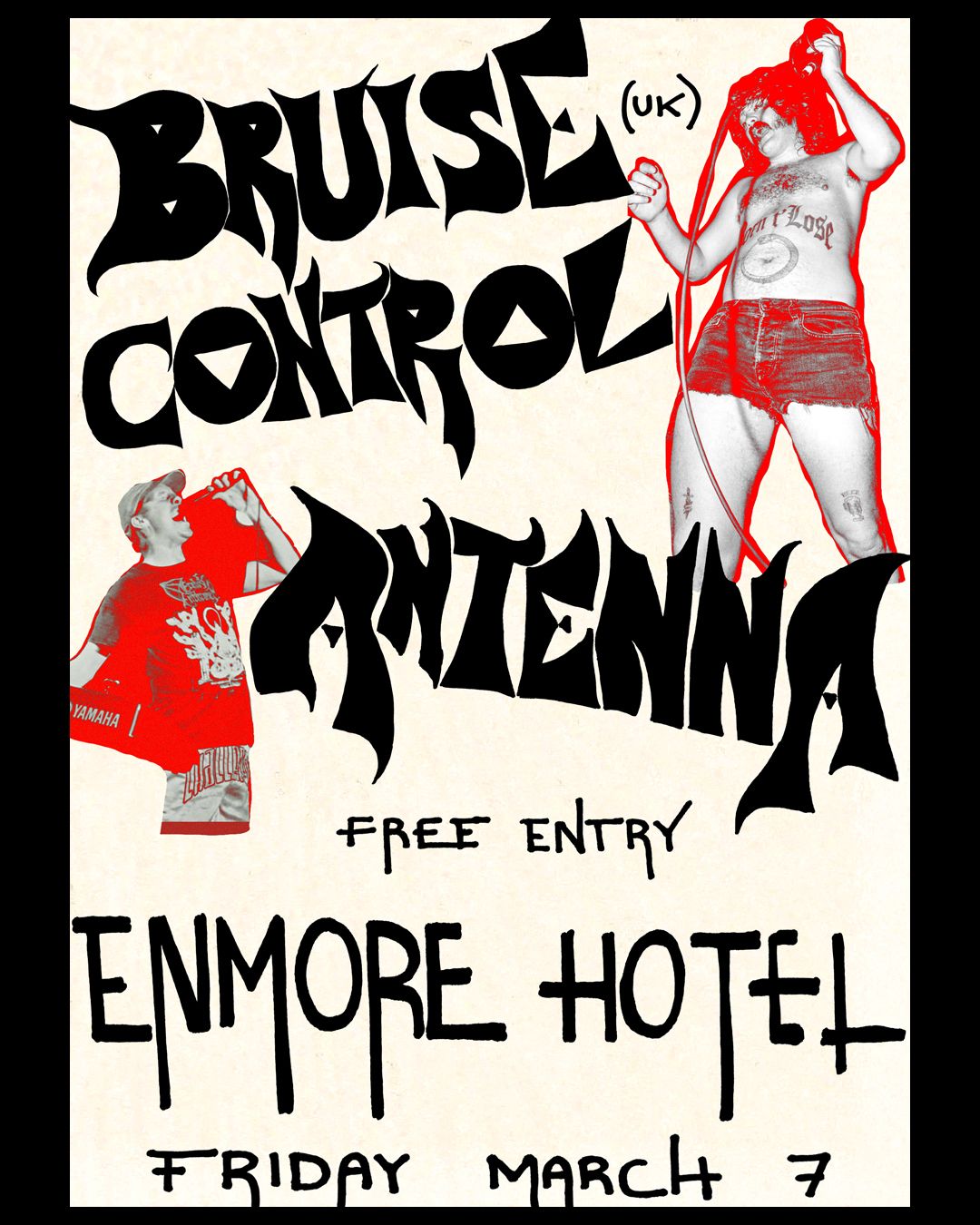 Bruise Control (UK) + Antenna at Enmore Hotel