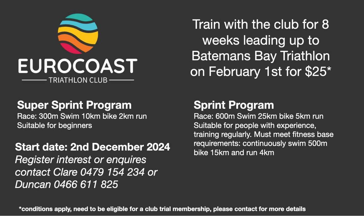 EUROCOAST - 8 week train with the club