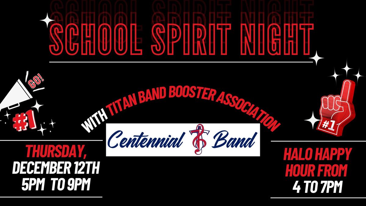 School Spirit Night - Titan Band Booster Association