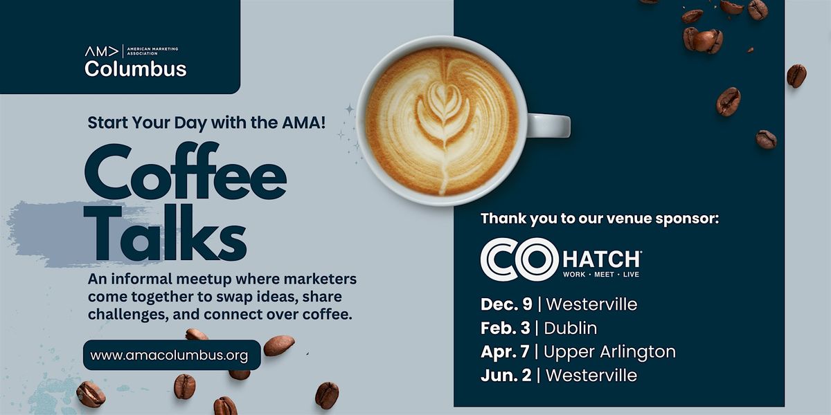 CoffeeTalks with AMA Columbus (June 2026)
