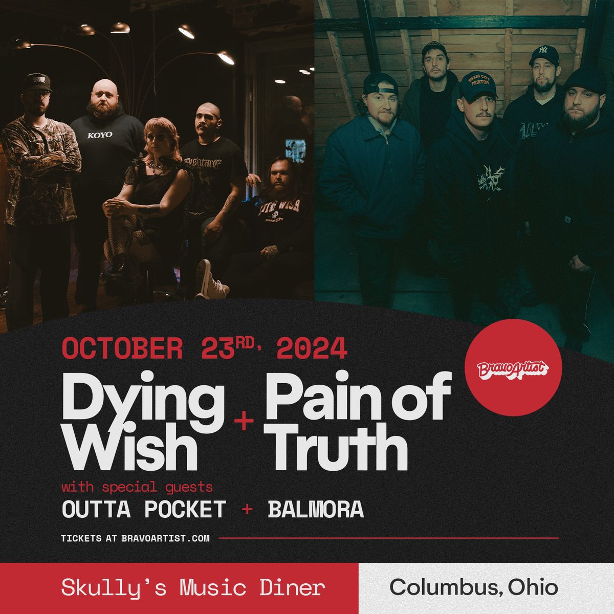 Pain of Truth and Dying Wish at Skully\u2019s