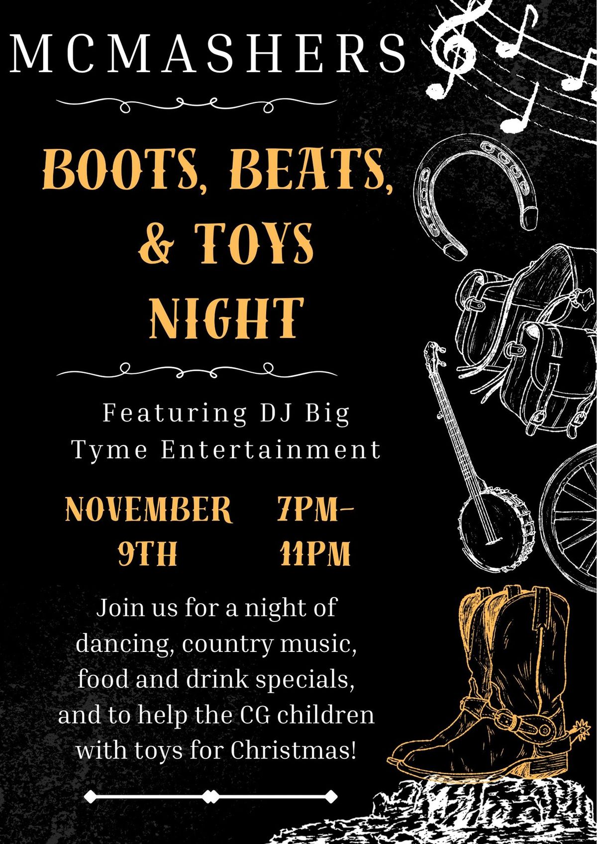 Boots, Beats, & Toys  ??