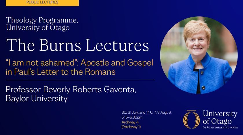 Burns Lectures: Beverly Gaventa: Apostle and Gospel in Paul's Letter to the Romans