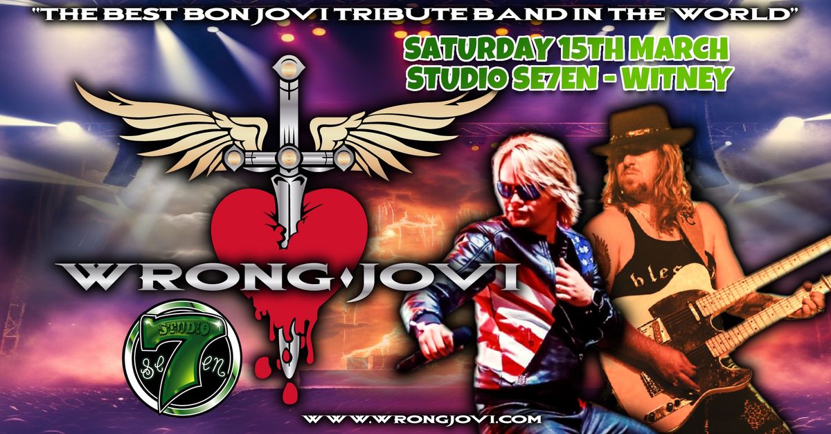 Wrong Jovi At Studio Se7en, Witney  - 15th March 2025