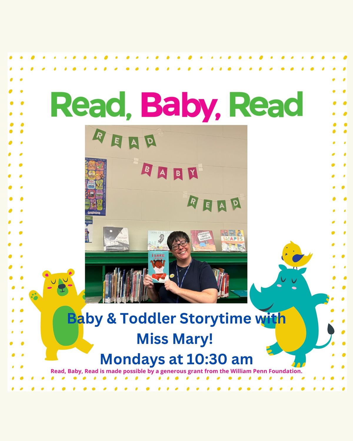 Baby & Toddler Storytime!