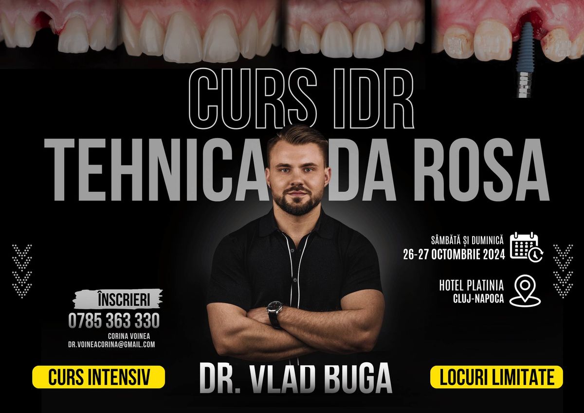 \ud83d\udcc5 Curs Intensiv: Tehnica IDR - Da Rosa Technique \ud83d\udcc5