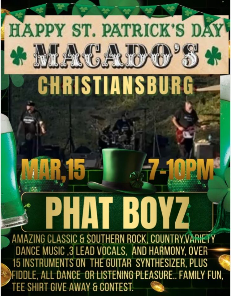 St Patrick's Day 2025 featuring the Phat Boyz