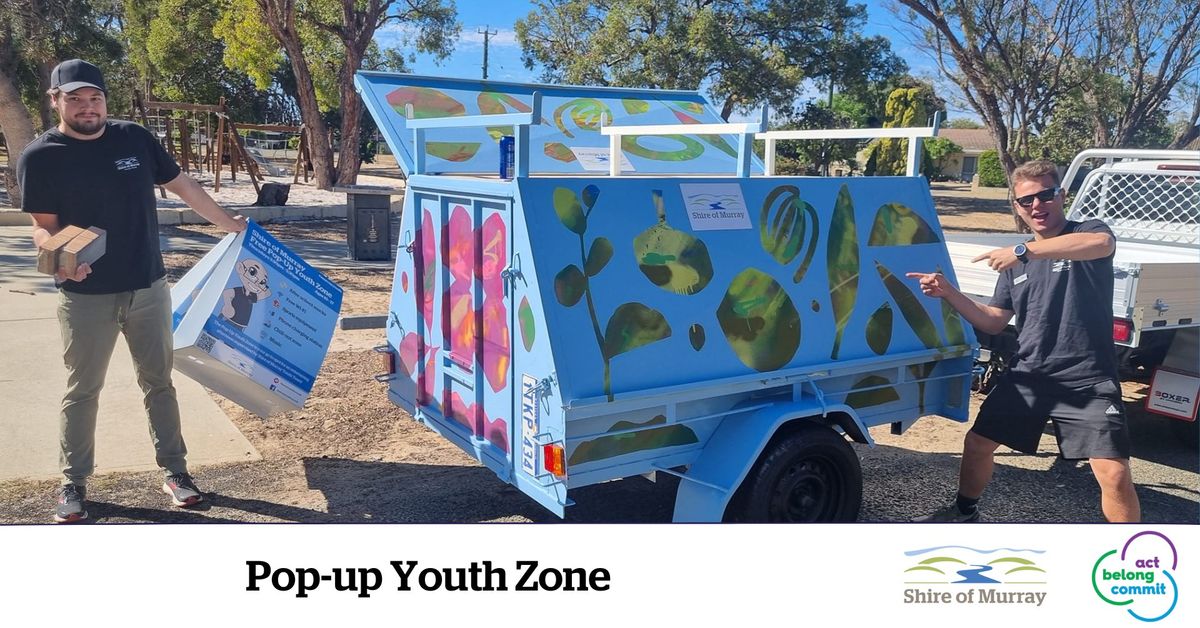 Pop-up Youth Zone - Pinjarra Railway Building