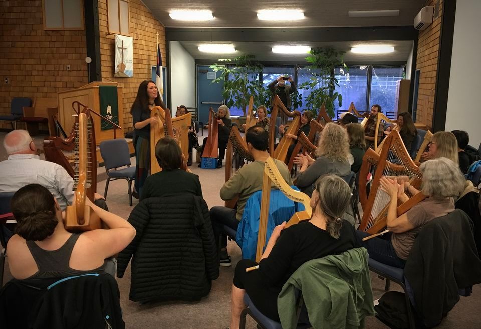Yachats Celtic Music Festival - Workshop for beginners Harps provided 10am & 2pm