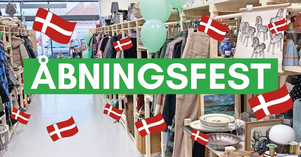 \u00c5bningsfest Kirppu Svendborg \ud83c\udf89\u267b\ufe0f\ud83d\udc9a