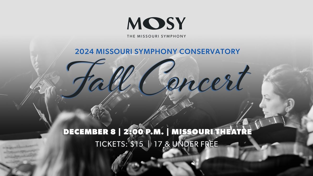 2024 Missouri Symphony Conservatory Fall Concert