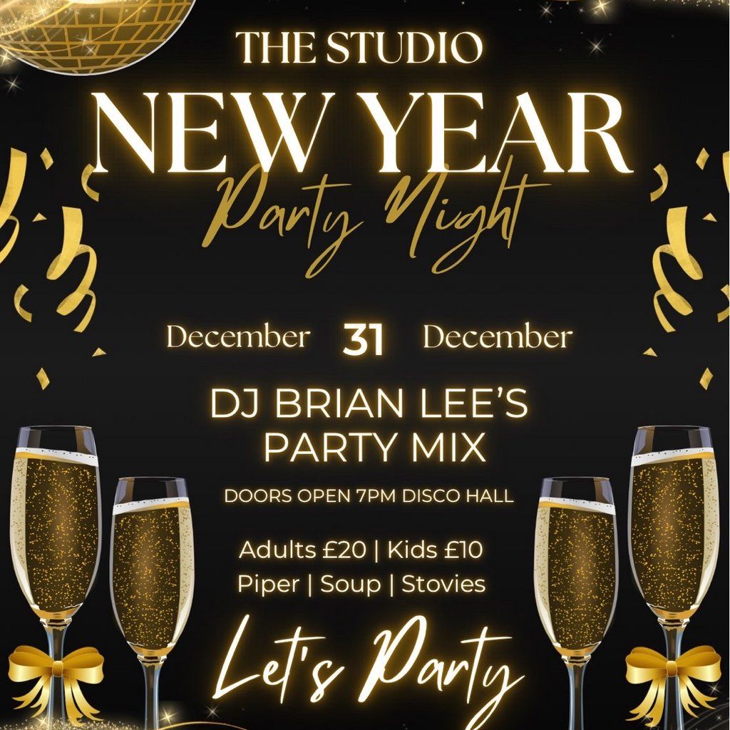The studio New Year's party with Brian Lee
