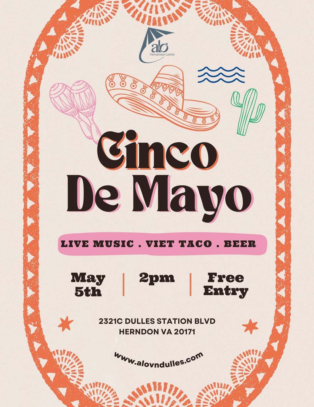 Cinco De Mayo - DJ Live Music - Viet Taco & Beer Launch