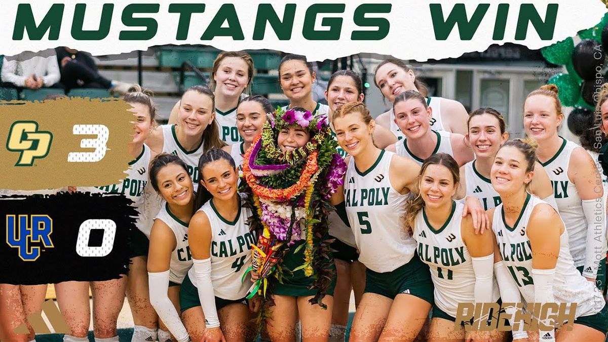 Cal Poly Mustangs at Hawaii Womens Volleyball