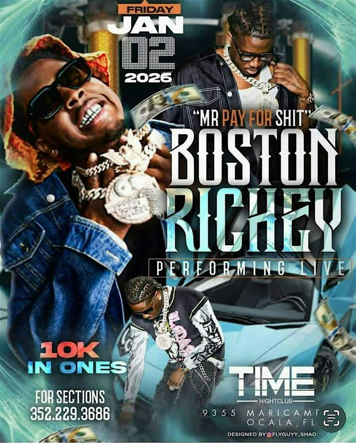 BOSTON RICHEY PERFORMING LIVE POWERED BY RICKY WAYY