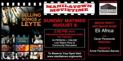 Manilatown MovieTime presents Eli Africa