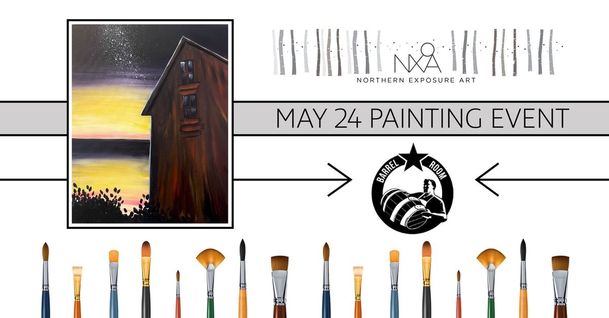 Painting Event at the Brewhouse Barrel Room