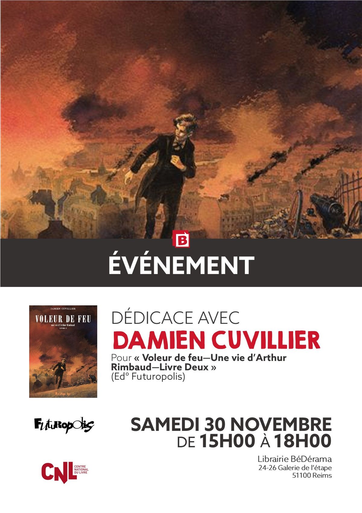 Rencontre avec Damien Cuvillier - "Arthur Rimbaud - Le voleur de feu"