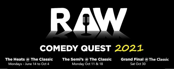 The Raw Comedy Quest - 2021: The Heats