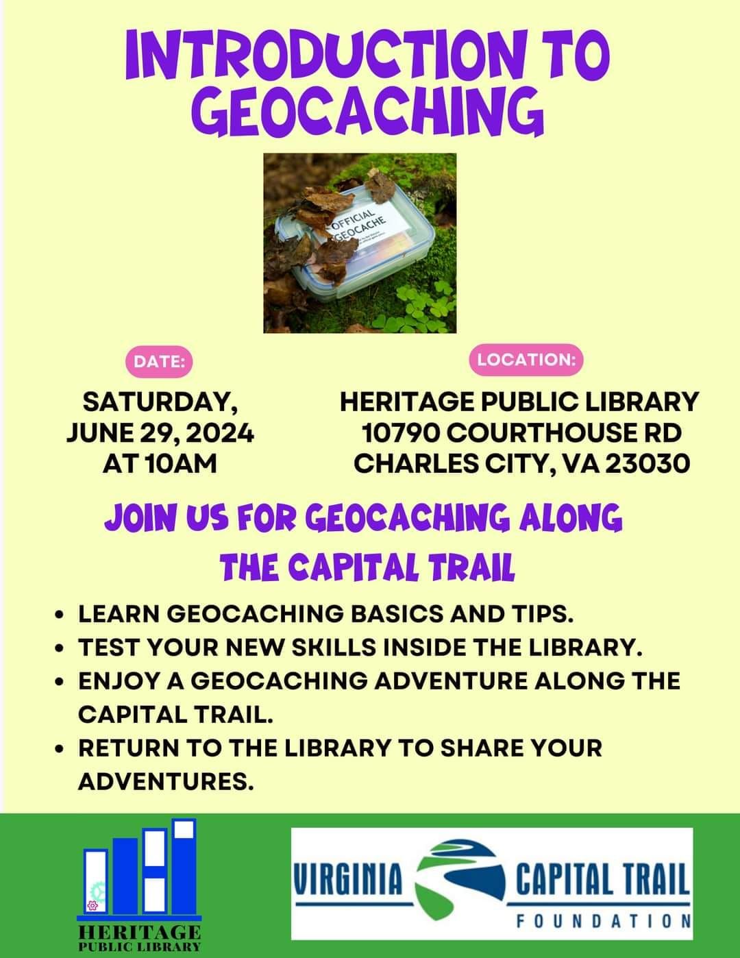 Introduction to Geocaching!