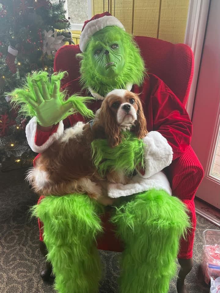 FREE pix with The Grinch. (Pet friendly)